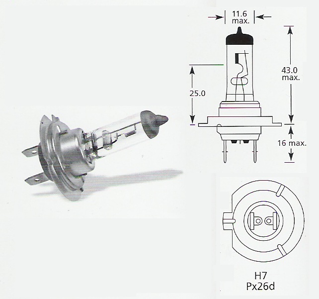 55w H7 Px26d (10 pack)